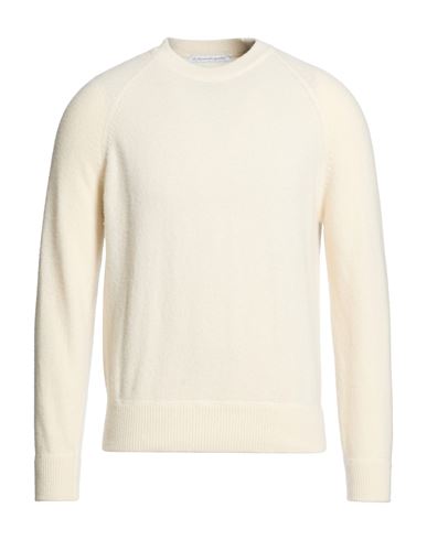 Man Sweater Off white Size L Wool, Polyamide