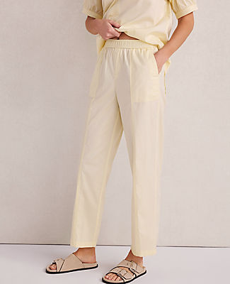 Ann Taylor Haven Well Within Organic Cotton Twill Tapered Pants