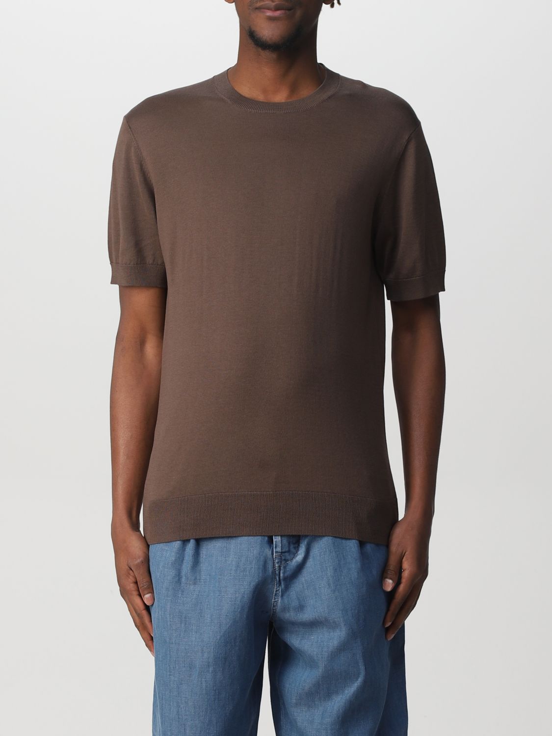 Jumper Men colour Brown