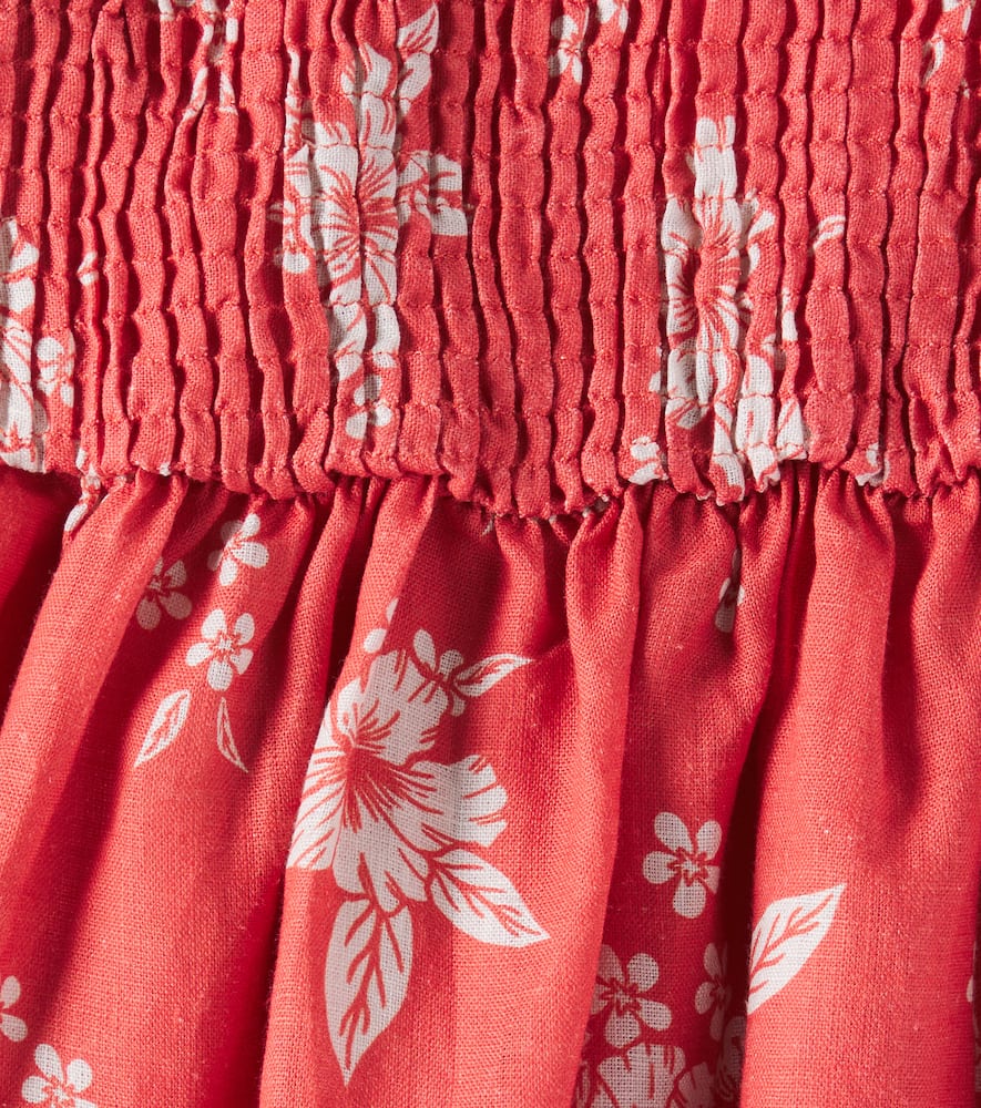 Nauplia floral linen dress