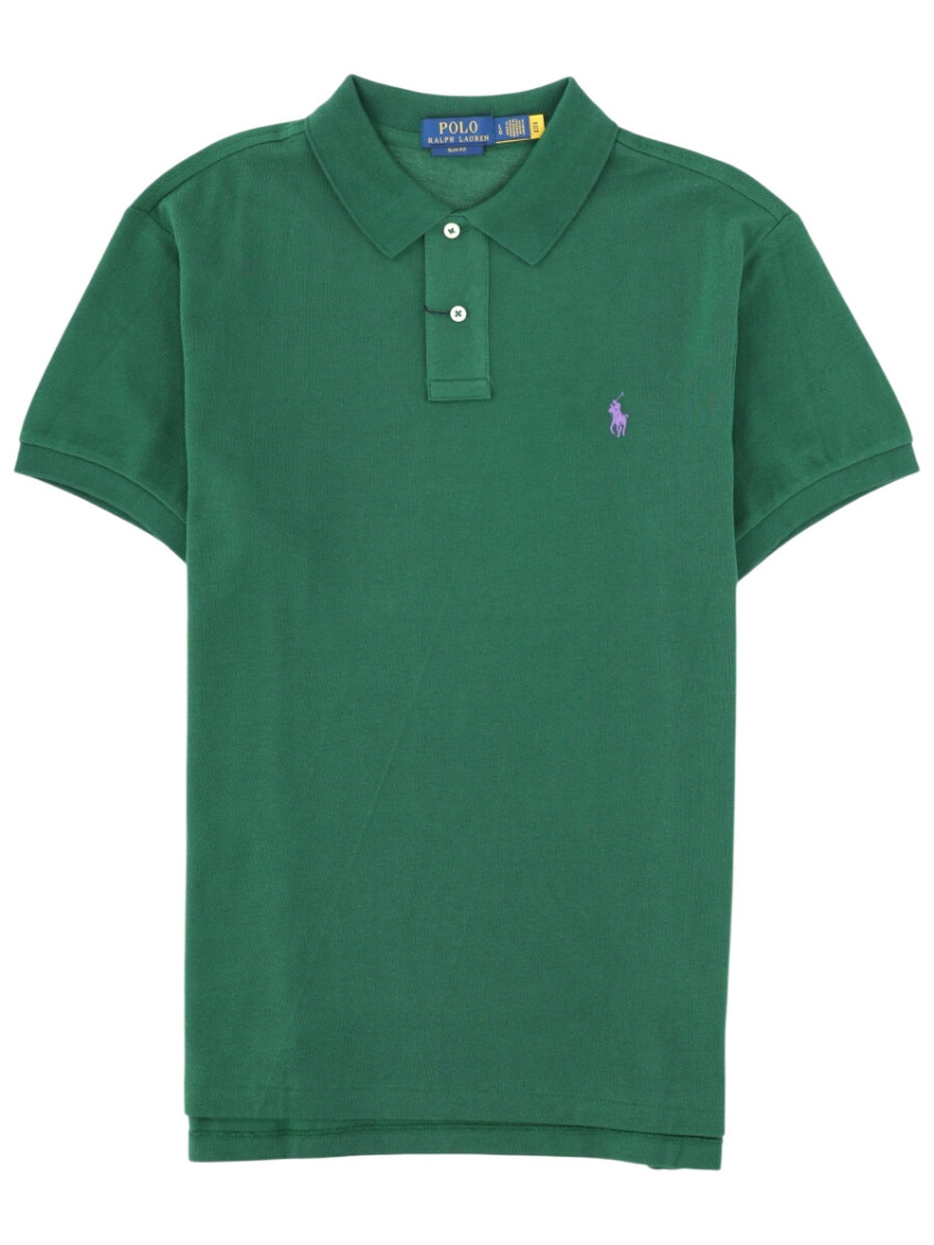 Green Shirt Collar Polo