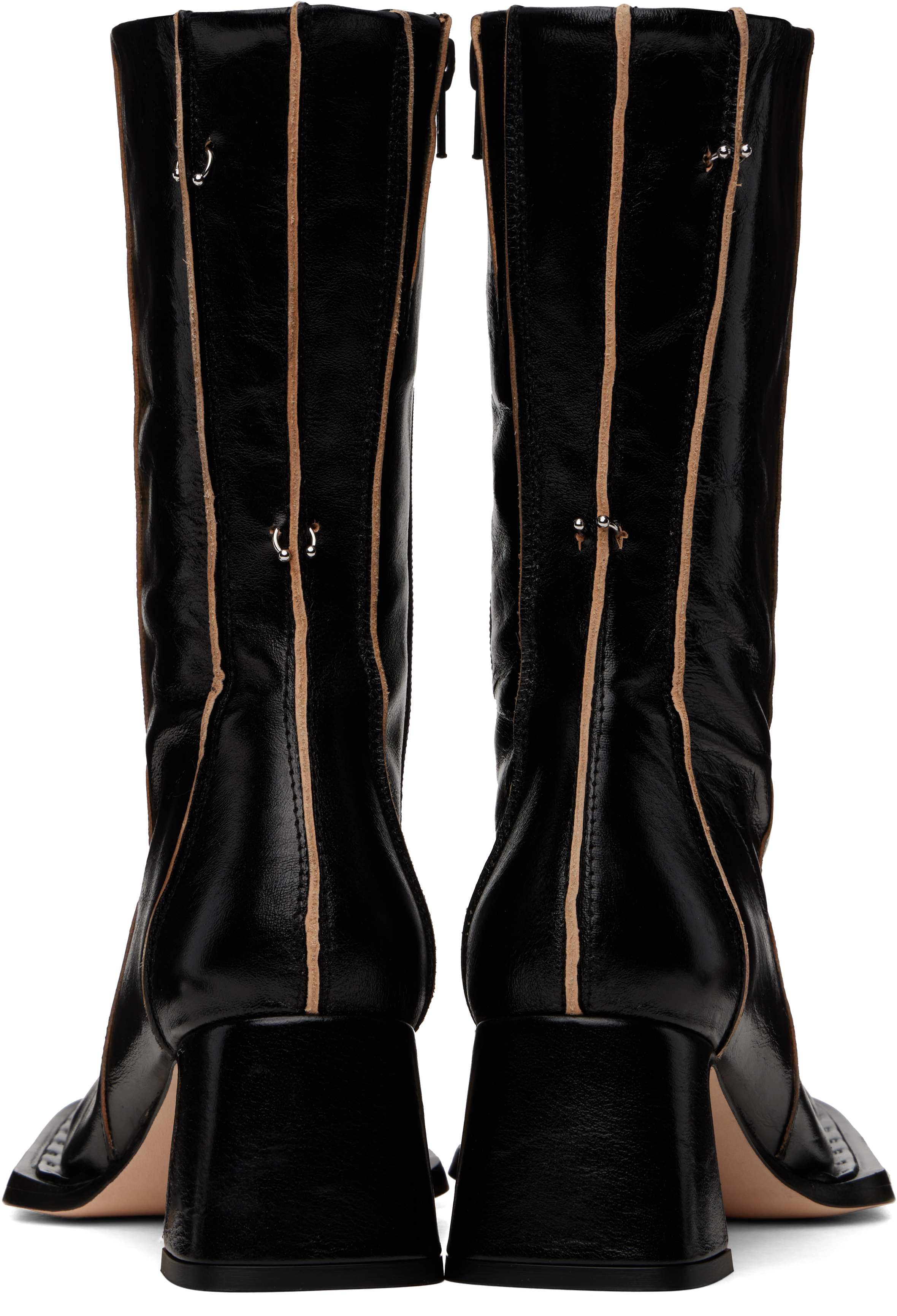 Miista 여성 Black Greer Ankle Boots 242877F113005