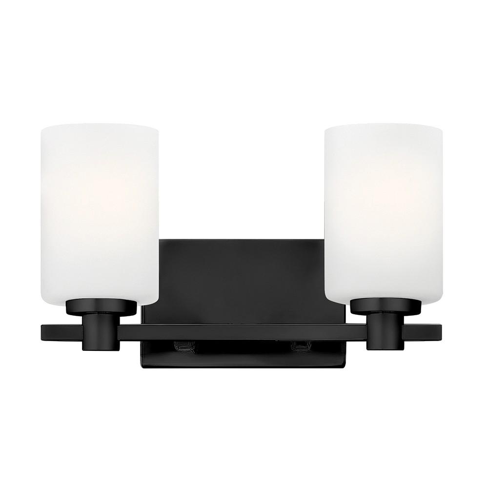 Black LED Bathroom Vanity Light from the Karlie Collection