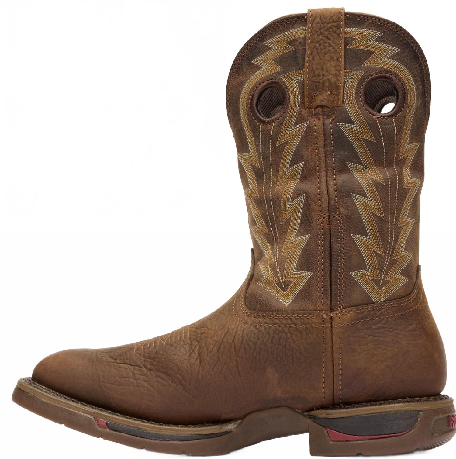 Men's Long Range 11" Waterproof Western Boot In Brown
