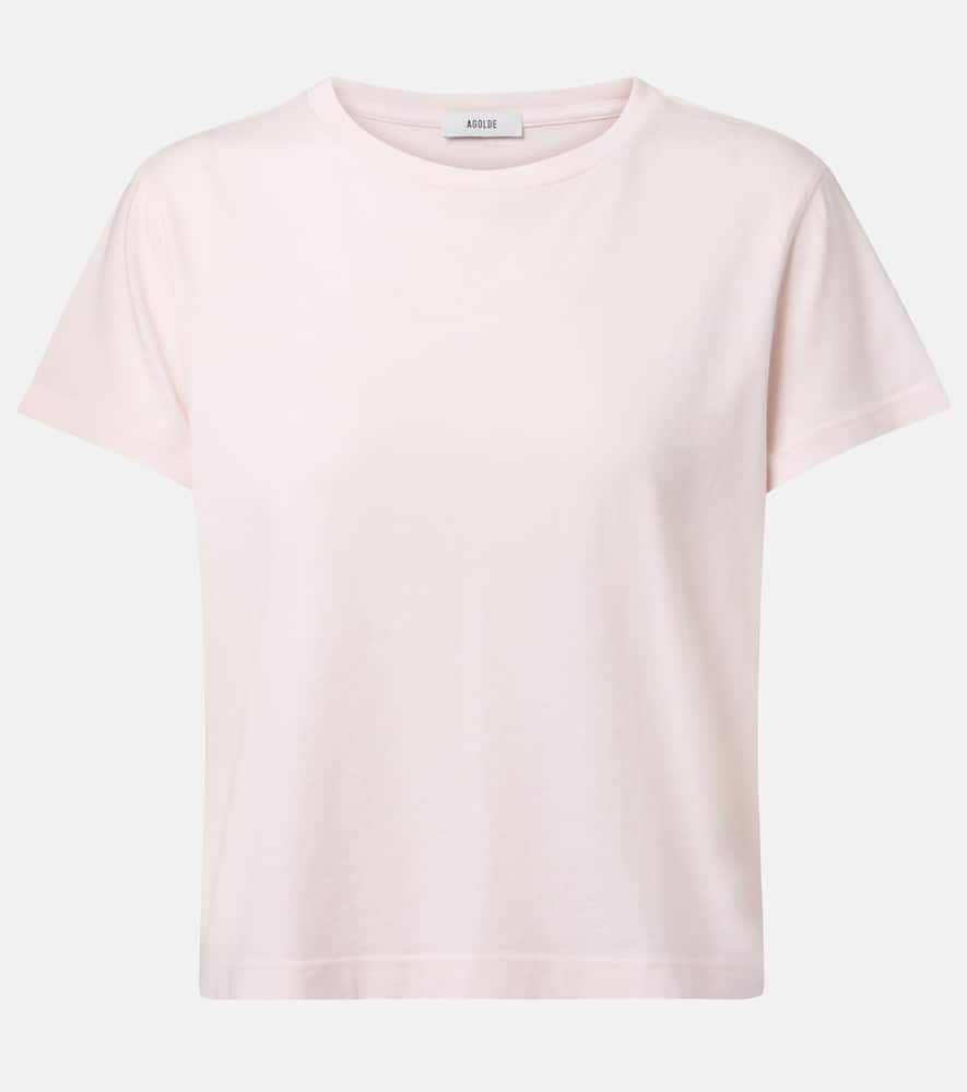 Agolde Adine Shrunken cotton jersey T-shirt