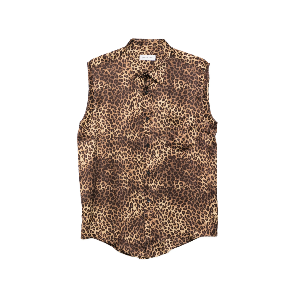 Leopard-print Pocket Shirt