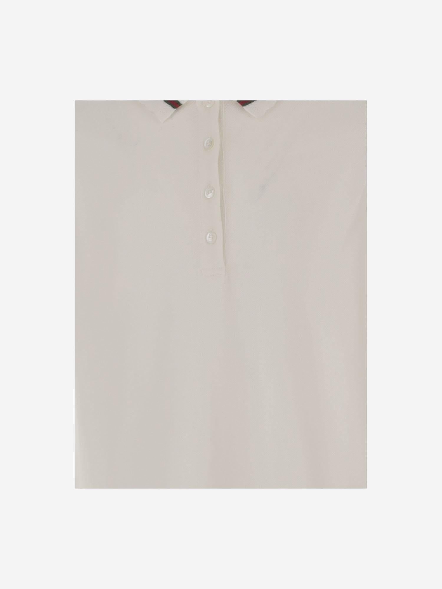Stretch Cotton Dress — White