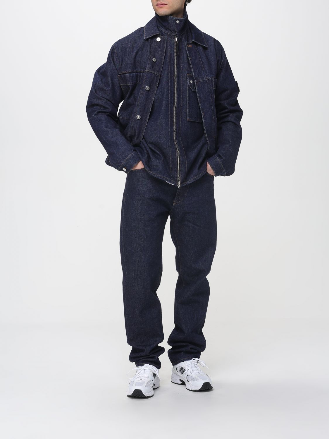 Shirt Men color Denim