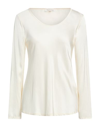 Woman Top Ivory Size 2 Viscose, Elastane