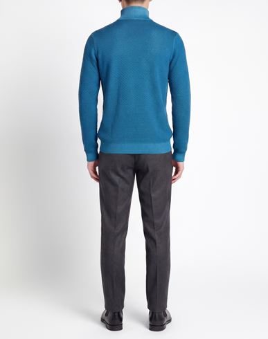 Man Turtleneck Deep teal Size XXL Merino Wool