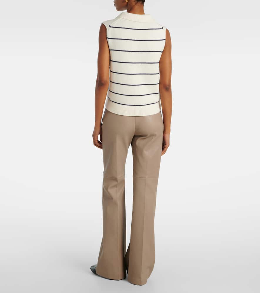 Nayla cotton and cashmere sweater vest