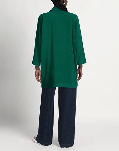Woman Coat Emerald green Size 2 Acrylic, Synthetic fibers, Wool, Alpaca wool, Mohair wool