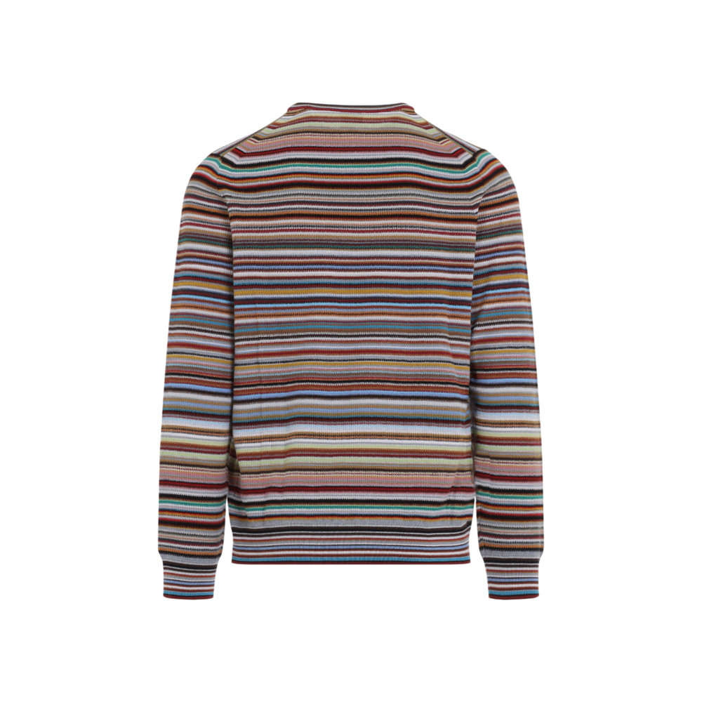 Multicolor Crew Neck Sweater