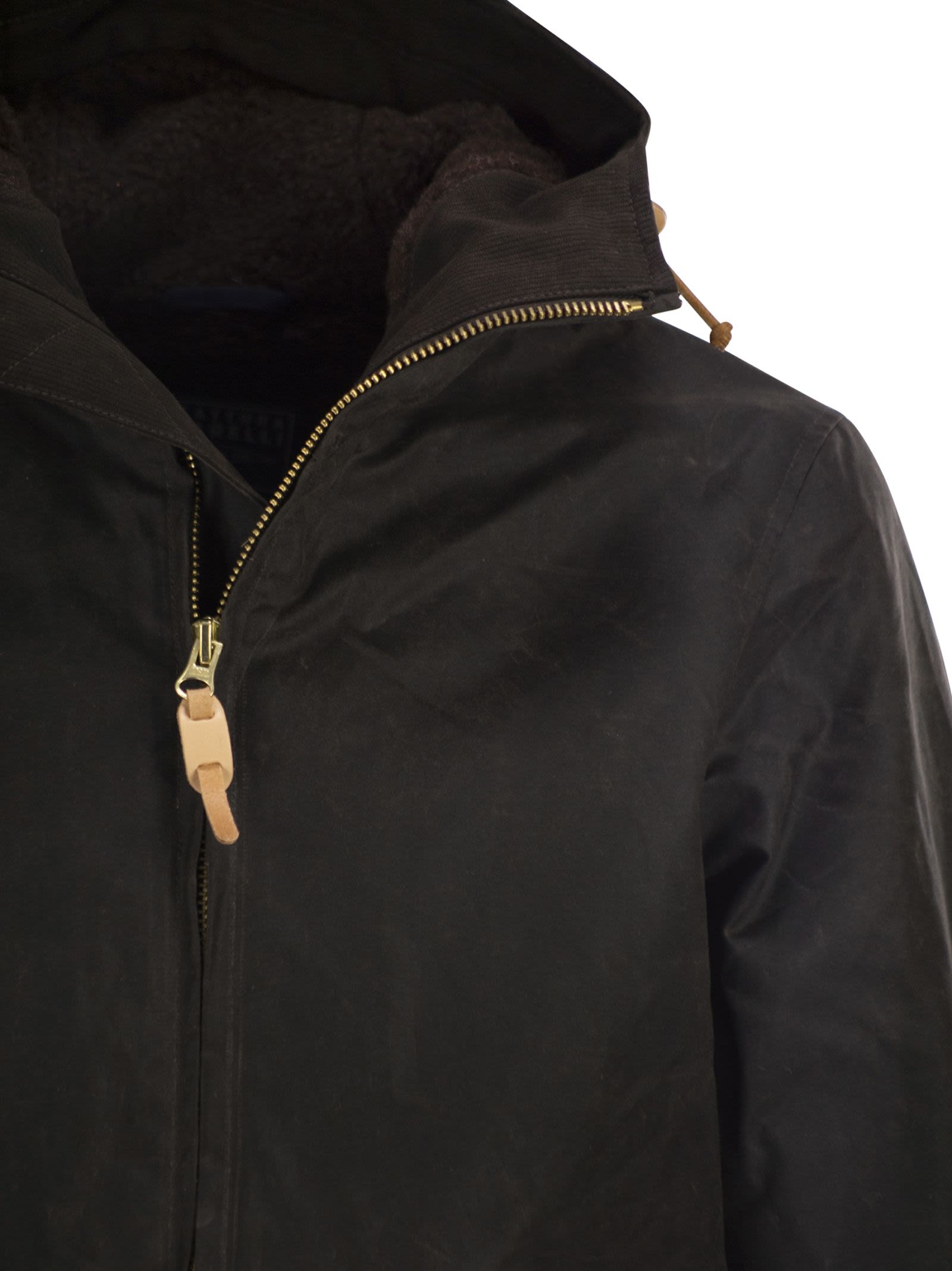 Manifattura Ceccarelli Blazer Mantel Kapuzenjacke
