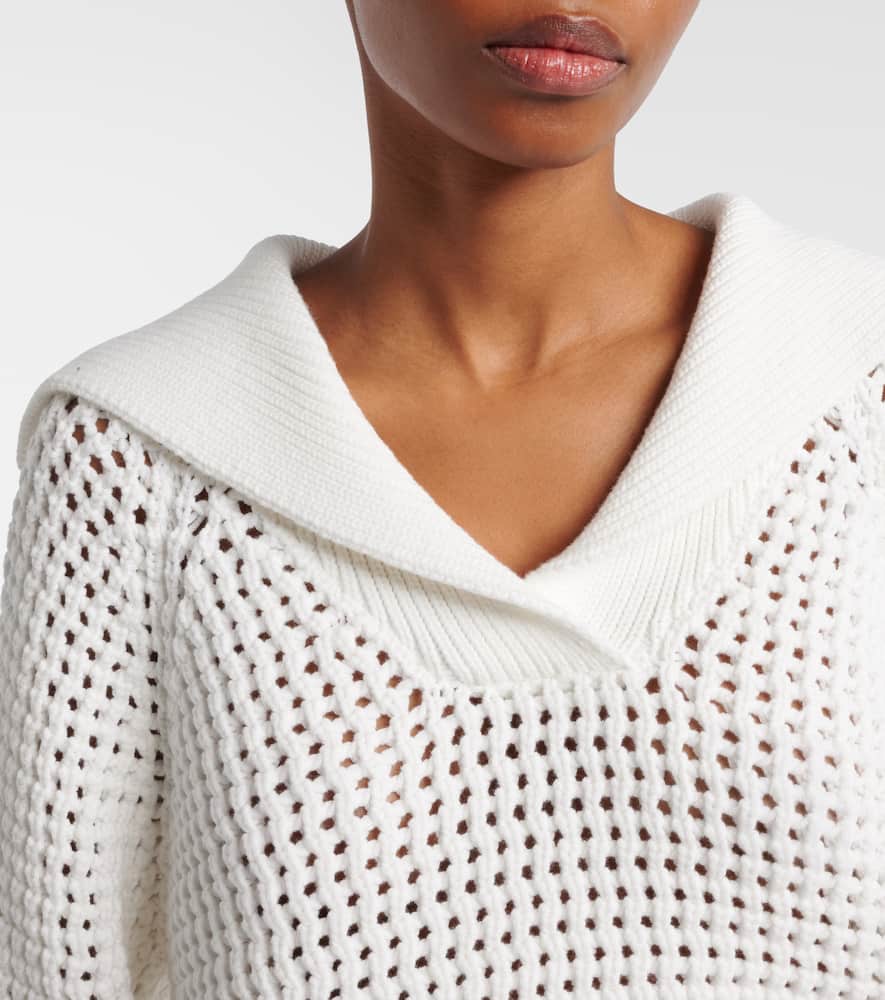 Cotton-blend sweater