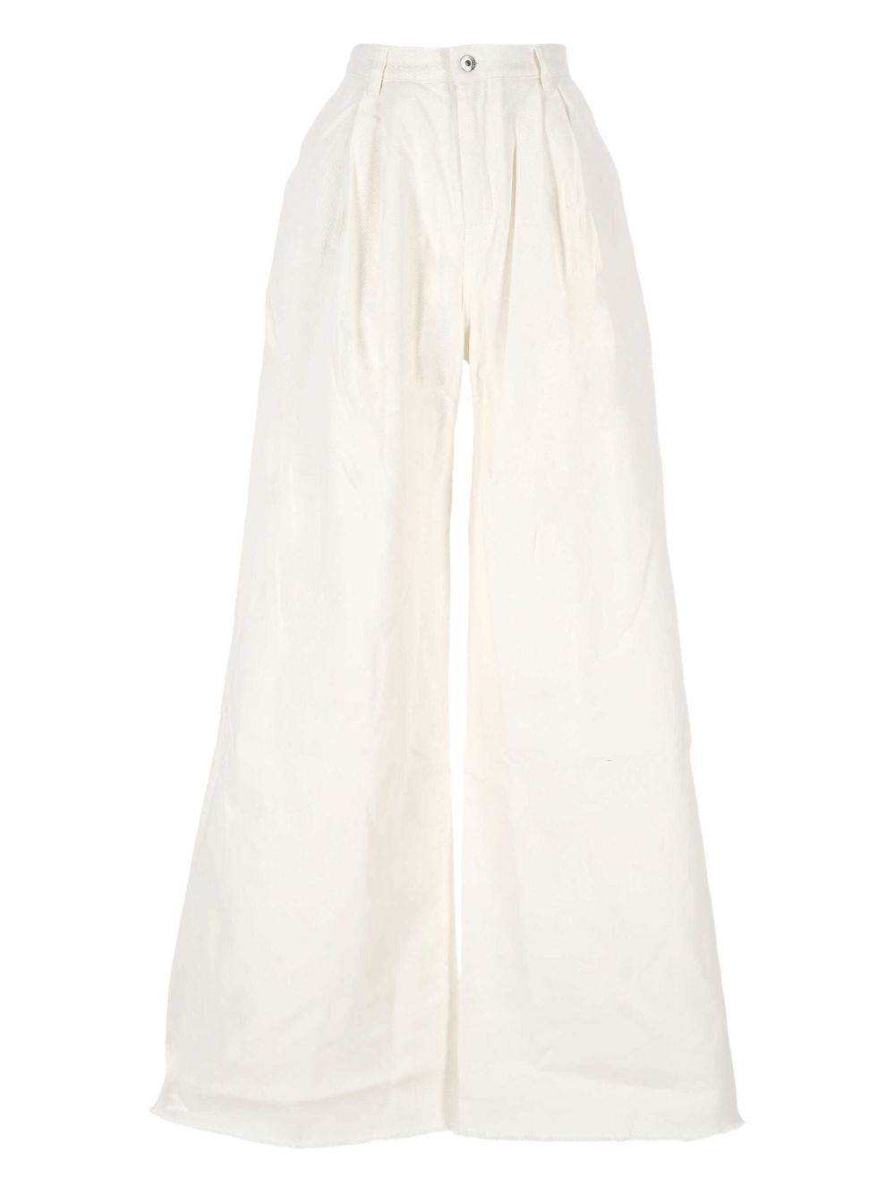 Cotton trousers - White