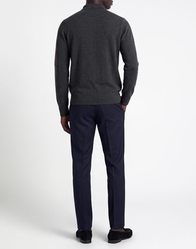 Man Sweater Charcoal Size 40 Geelong Wool
