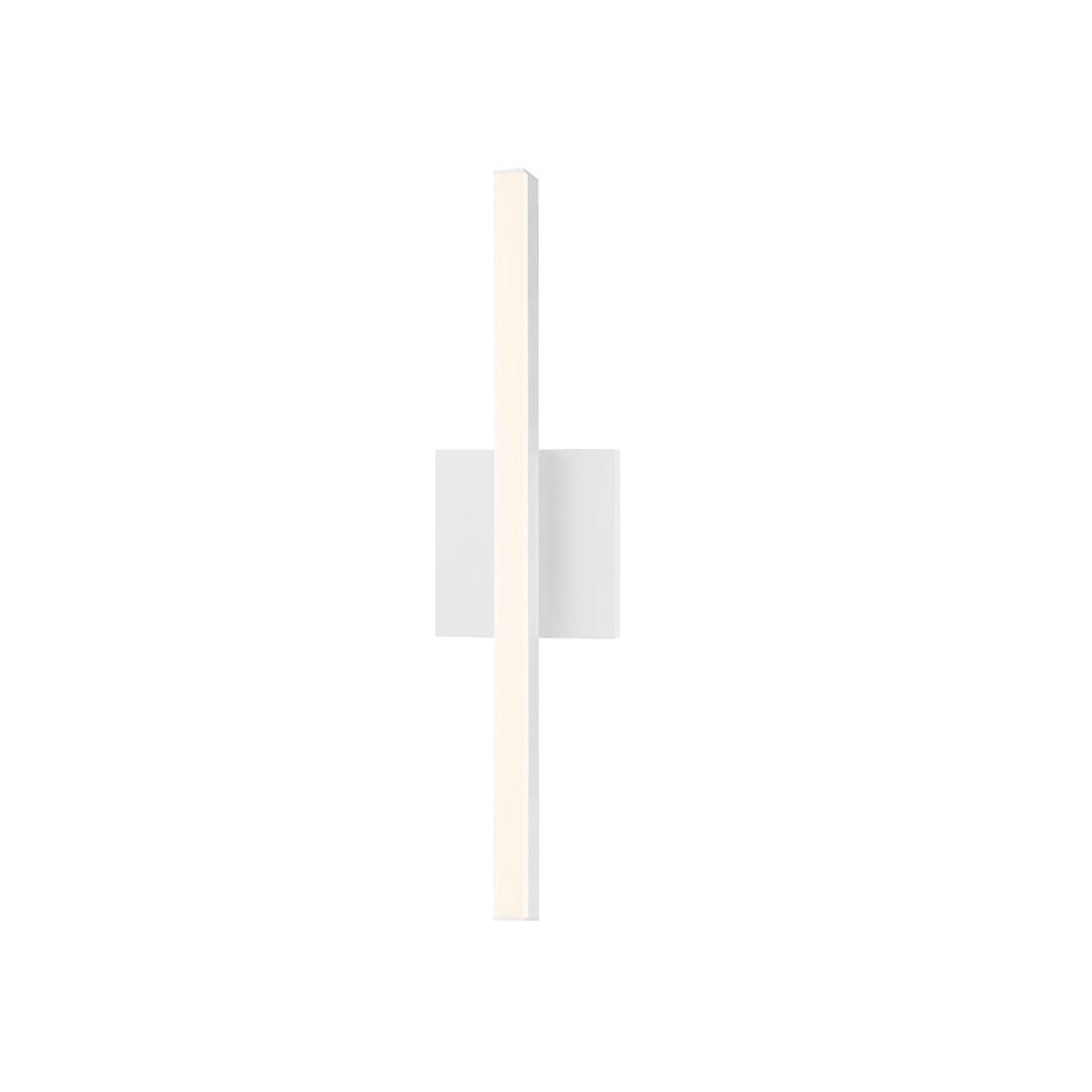 Satin White LED Bath Bar from the Stix Collection