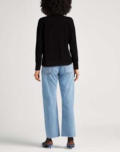The Fine Essentials Woman Cardigan Black Size 10 Merino Wool