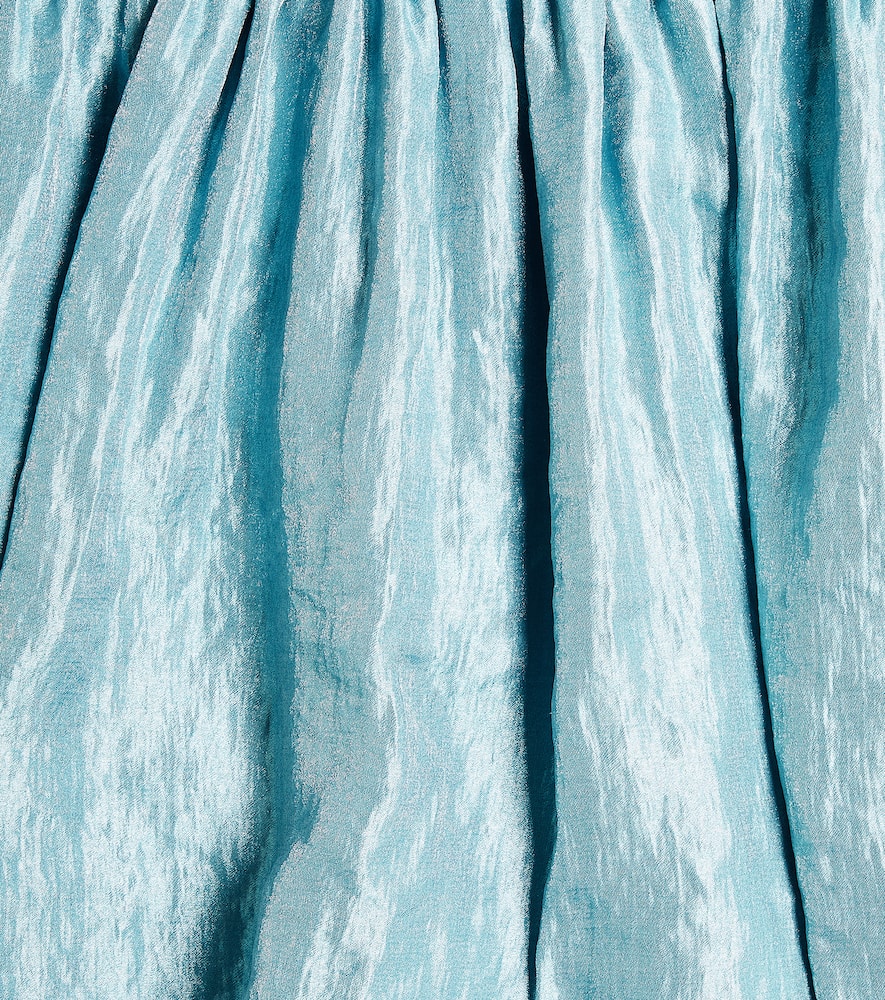Caroline Bosmans Glaze ruffled dress