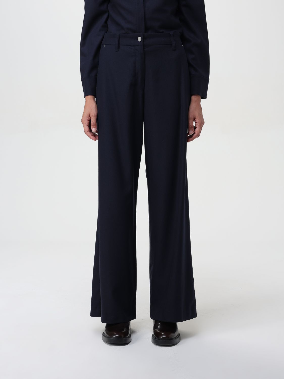 Pants Woman color Blue