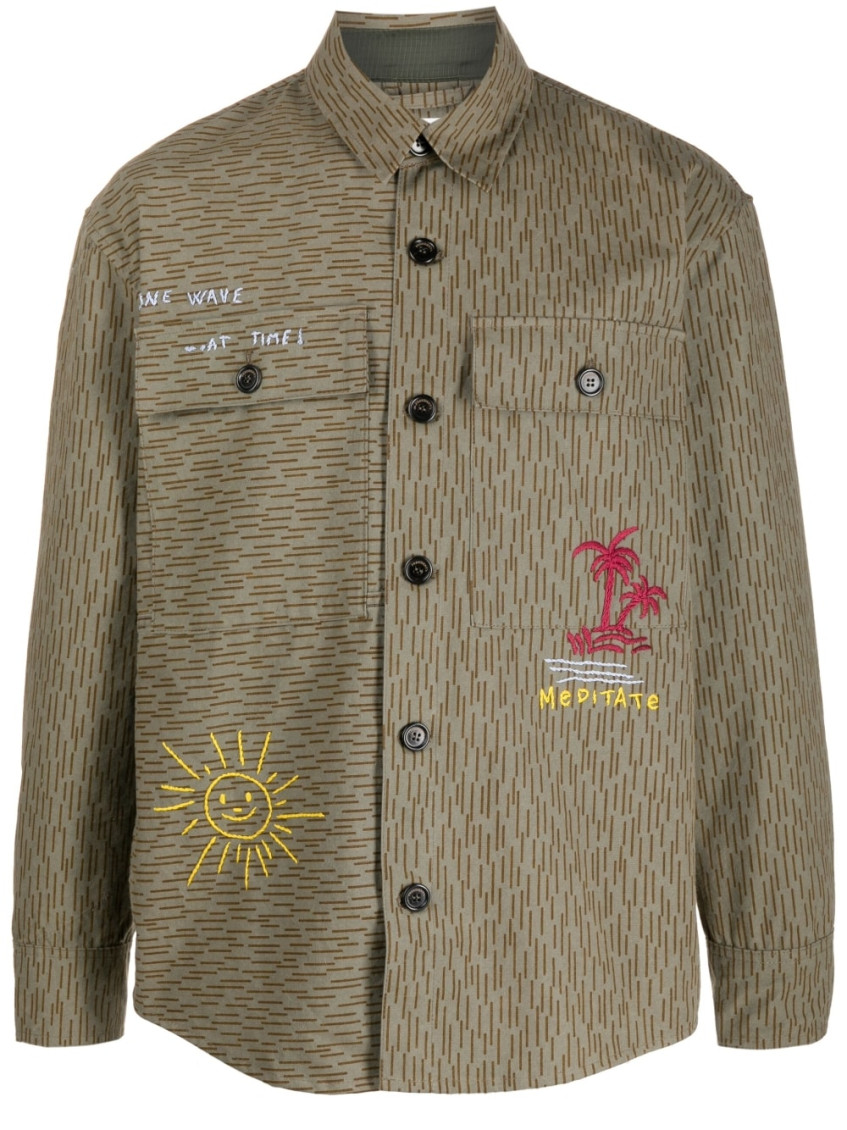 - Camouflage Print Shirt