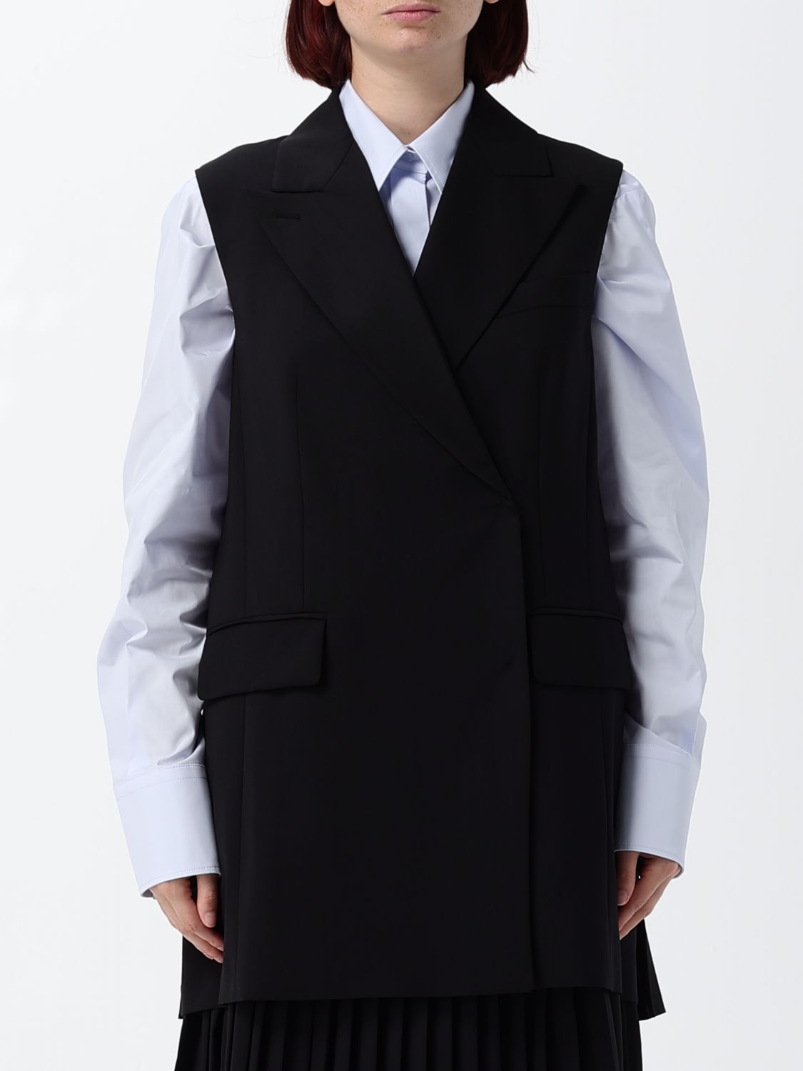 Waistcoat Woman color Black