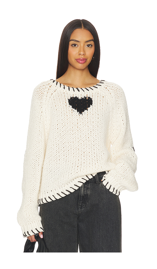 John & Jenn by Line Declan Pullover in Cream. S. Also in L, M