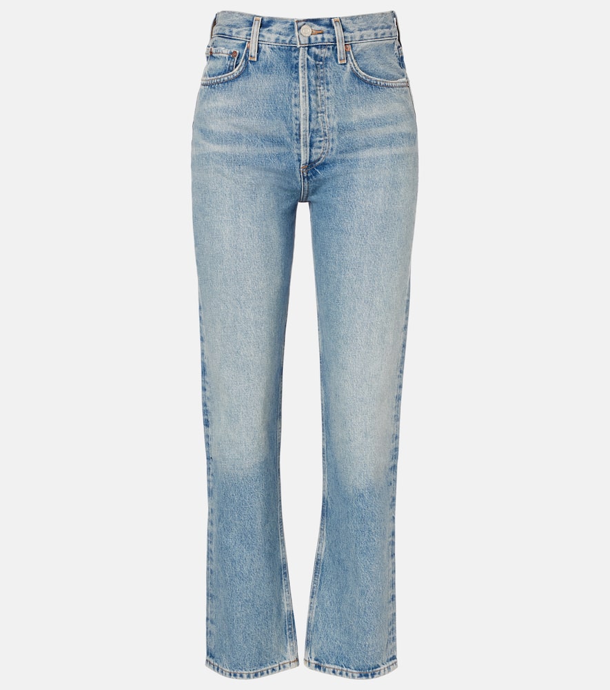 90's Pinch Waist high-rise straight jeans