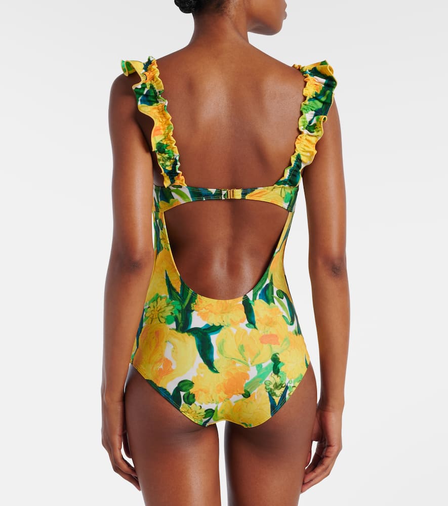 Boop floral ruffled swimsuit