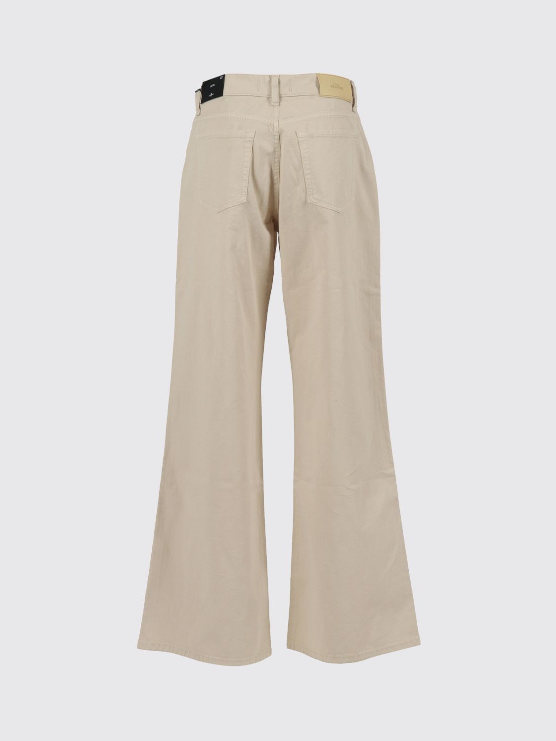 Jeans Woman color Beige