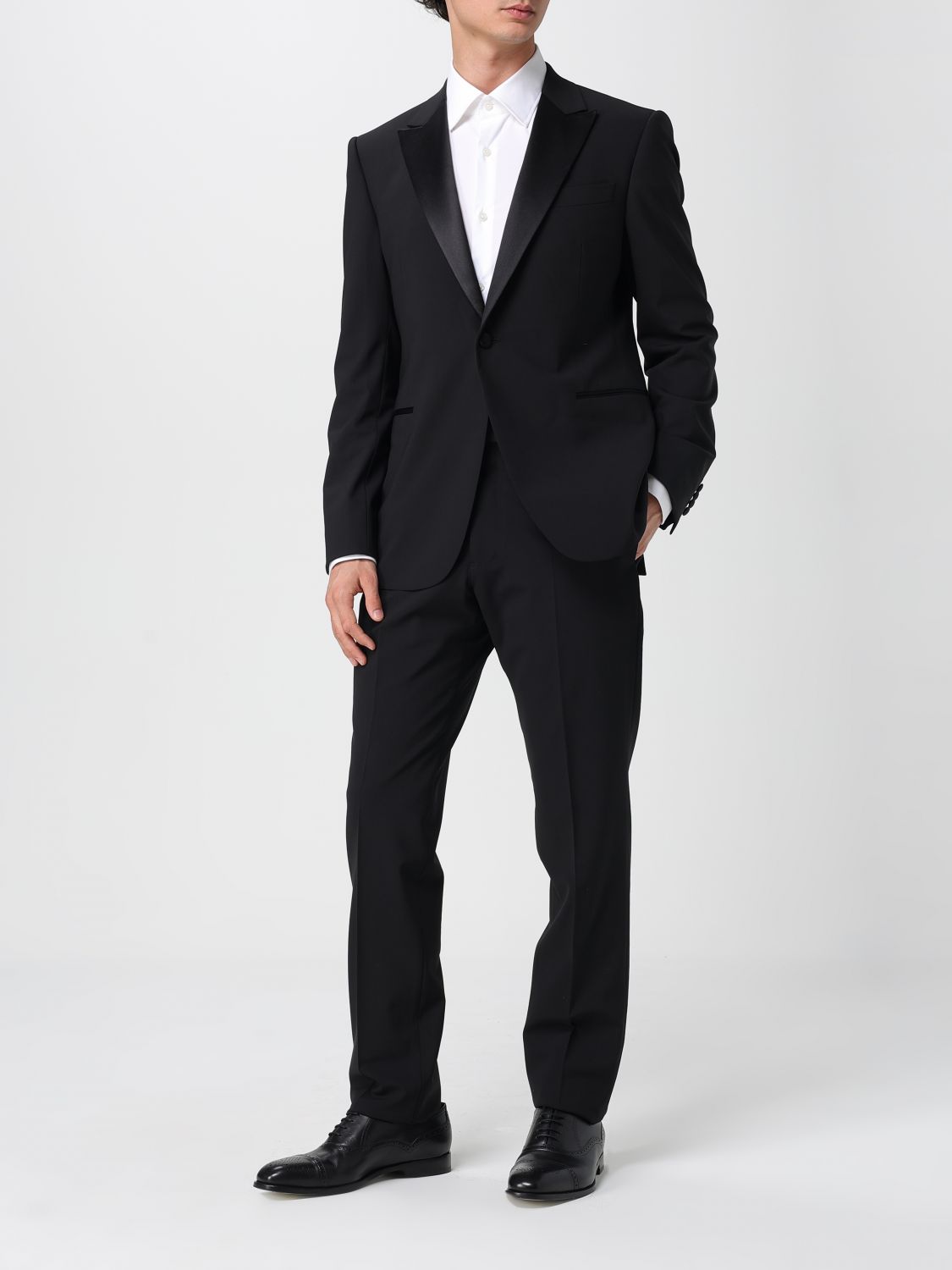 Suit EMPORIO ARMANI Men color Black
