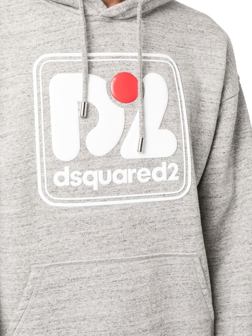 Logo-print cotton hoodie