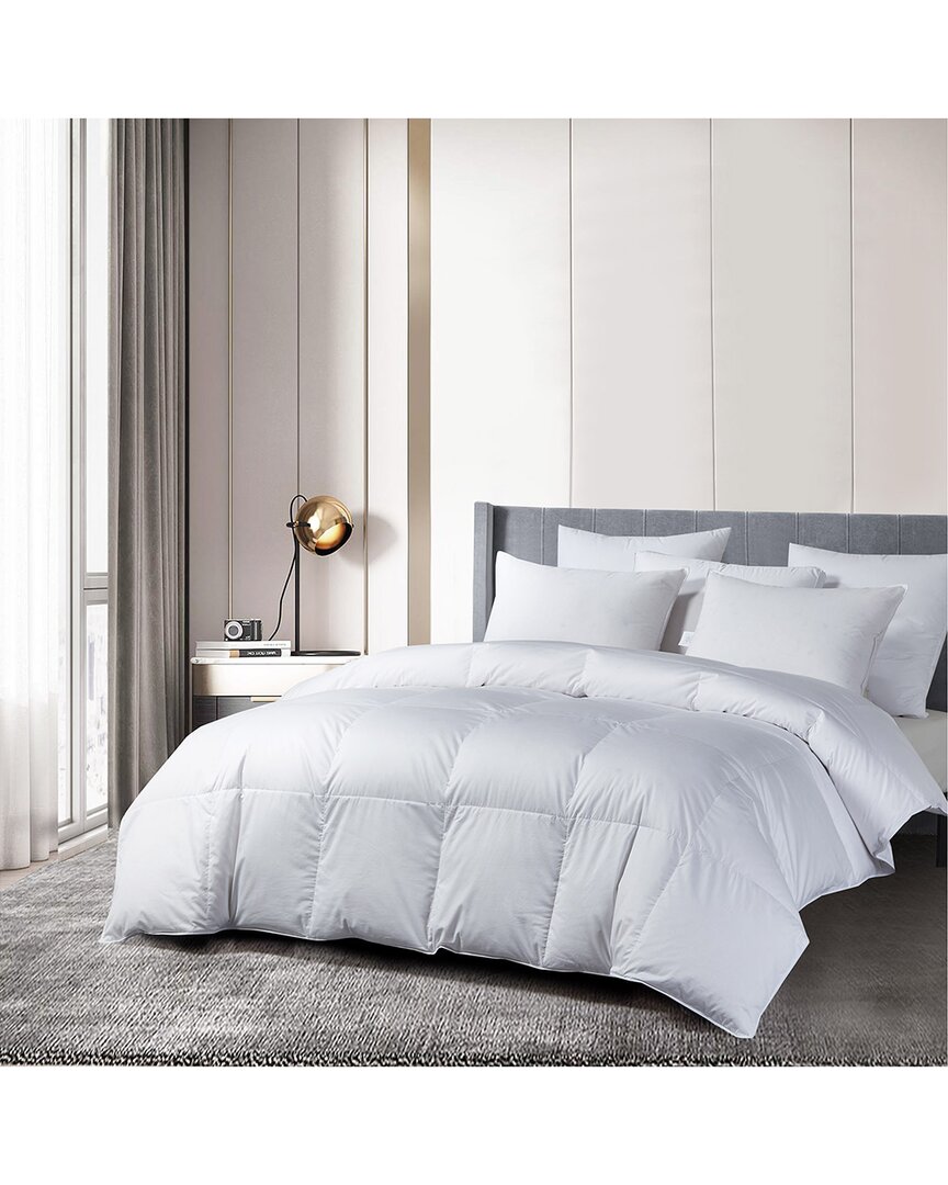 Sateen Cotton European Goose Down Comforter - All Seasons