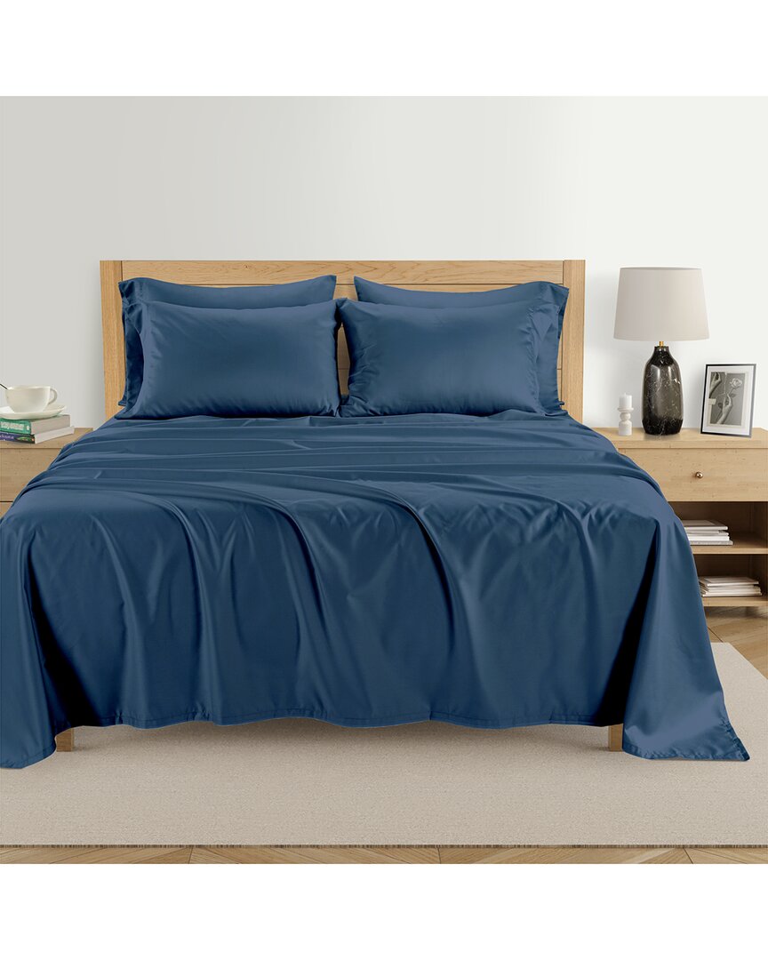 1000 Thread Count Egyptian Cotton Rich Sheet Set - Marine
