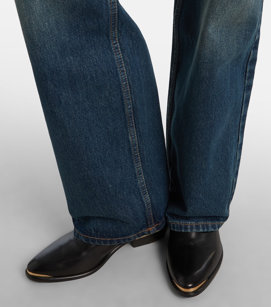 Dromie mid-rise straight jeans