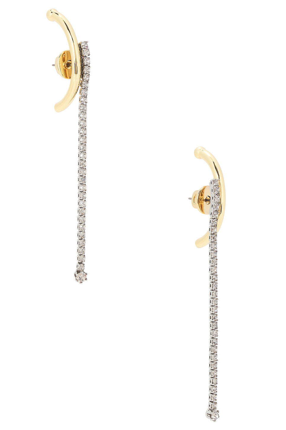 Demarson Melissa Earrings in Metallic Gold
