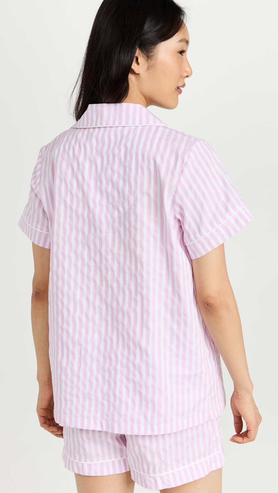Classic Stripe Pajama Set Pink Stripe
