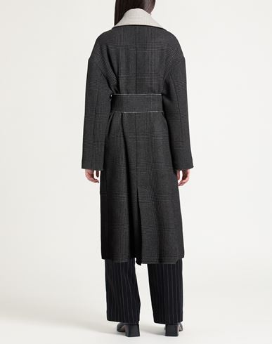 Woman Coat Grey Size 4 Wool, Polyamide