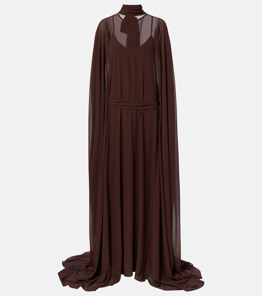 Nila chiffon gown