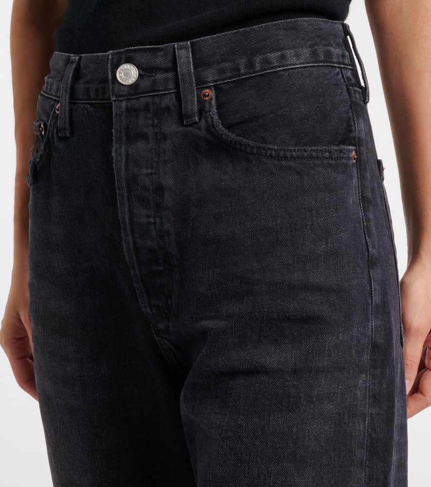 90's high-rise straight jeans