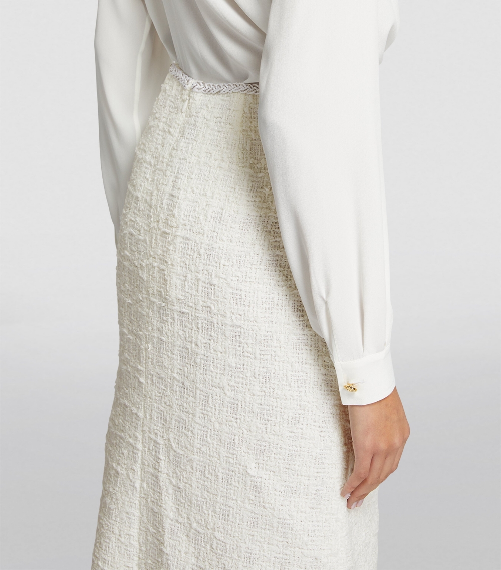 Tweed Midi Skirt