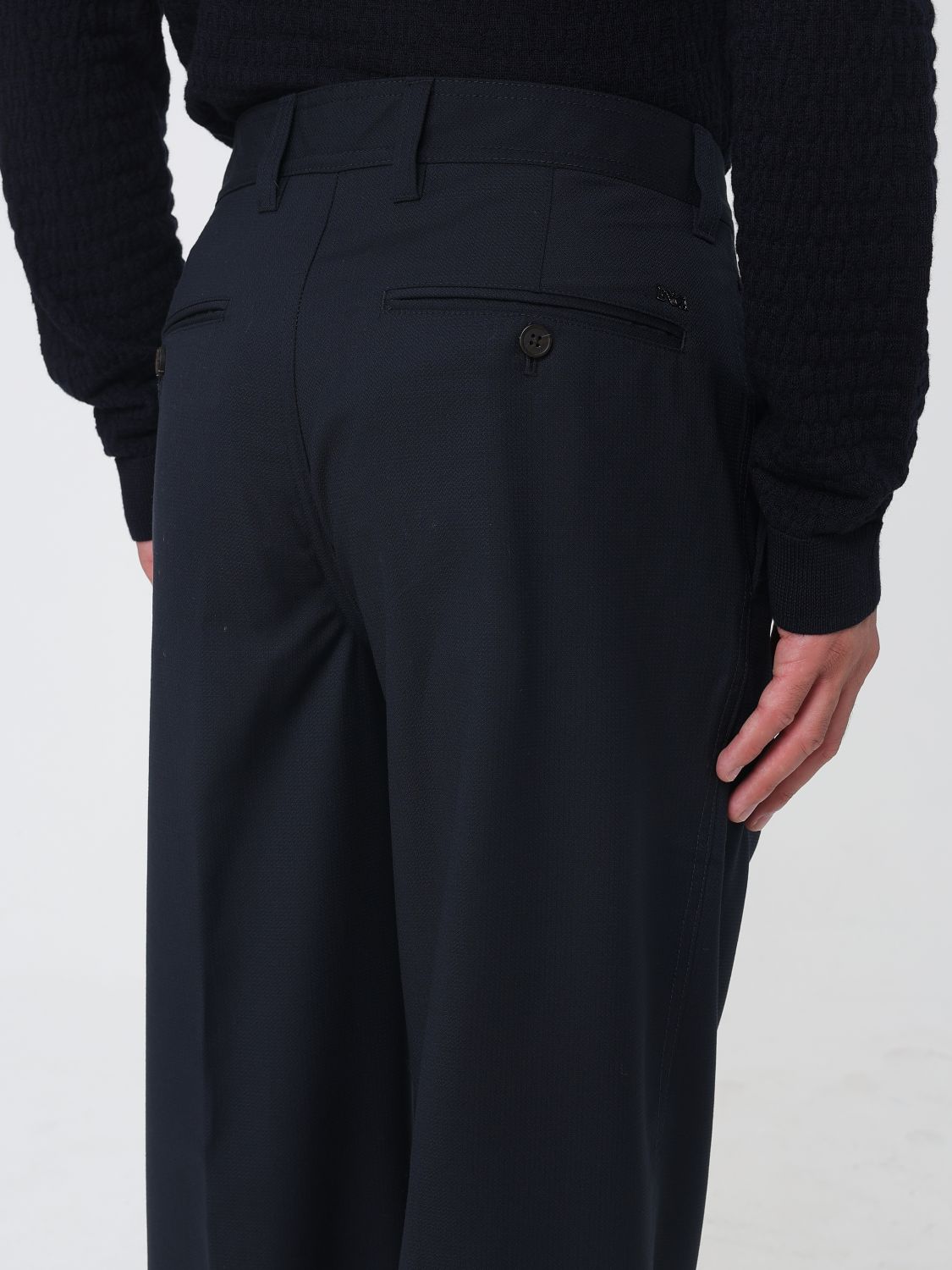 Pants Men color Blue