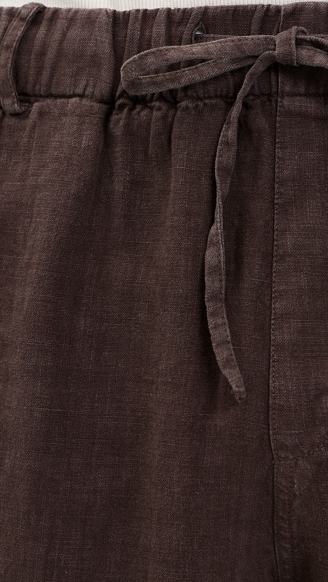 Linen Leisure Shorts Espresso