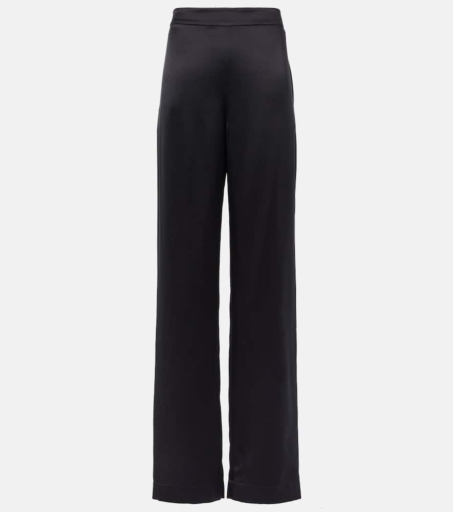 New Sahel silk straight pants