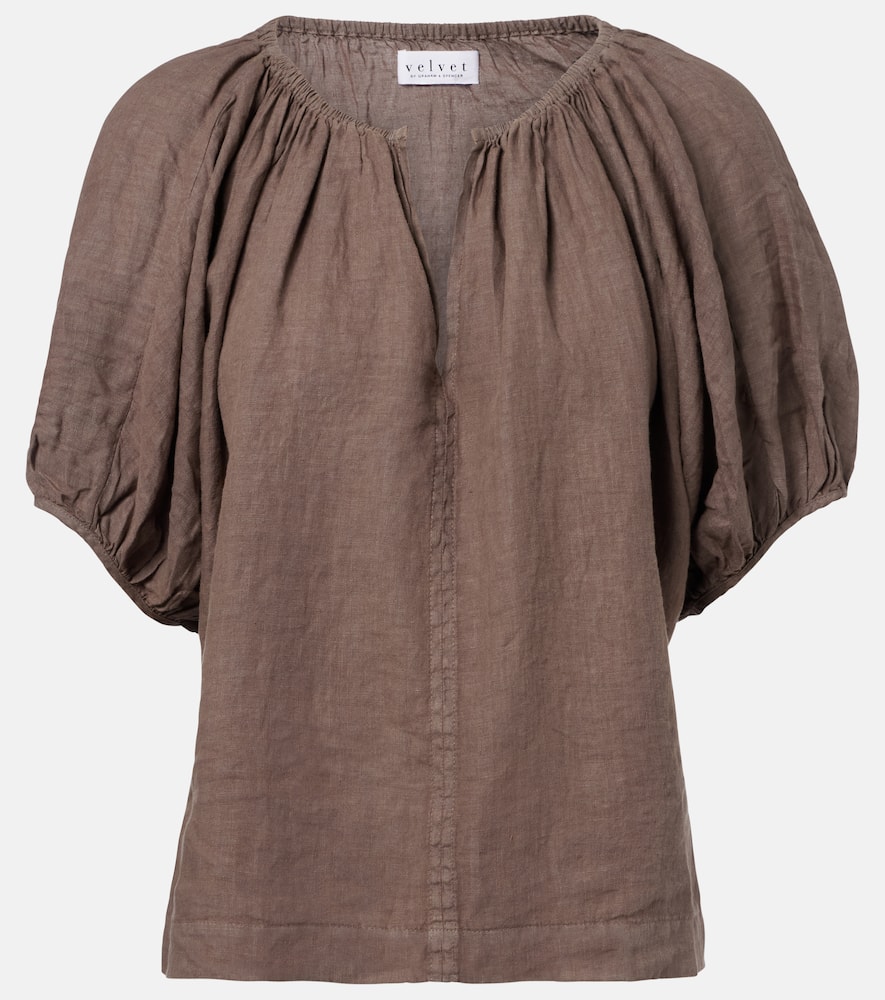 Cosette linen blouse