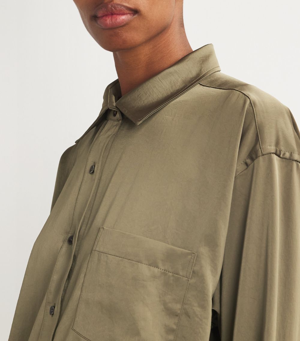 Satin-Effect Shirt