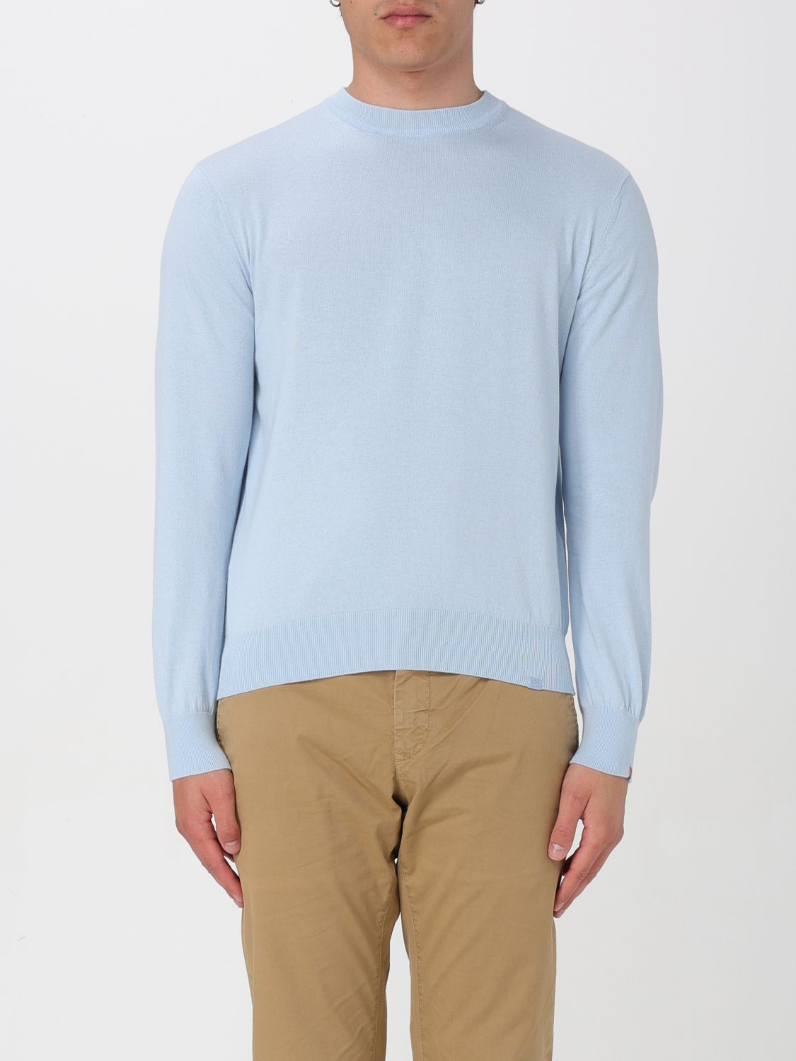 Sweater Men color Gnawed Blue