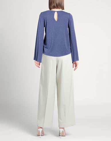 Woman Top Blue Size 4 Viscose, Polyamide, Metallic fiber, Elastane