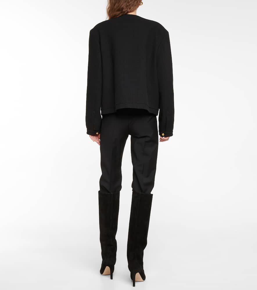 Blazé Milano Gliss cotton-blend bouclé jacket